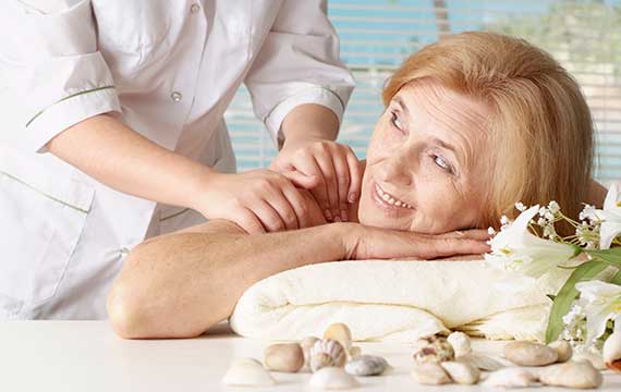 senior massage therapy